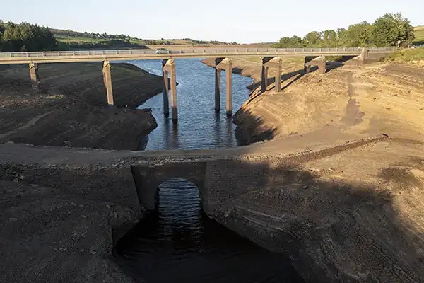 Baitings Dam Seriously Low Waters